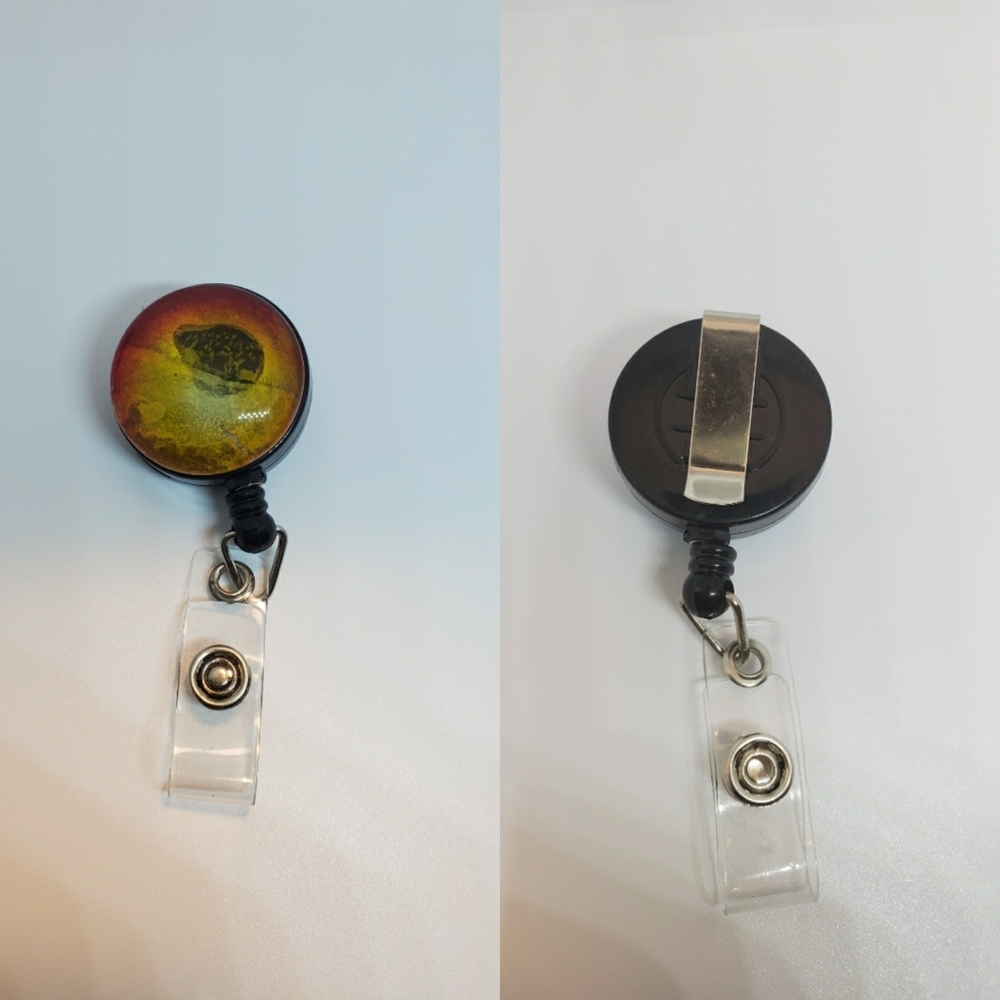 Retractable Badge Alligator Clip
